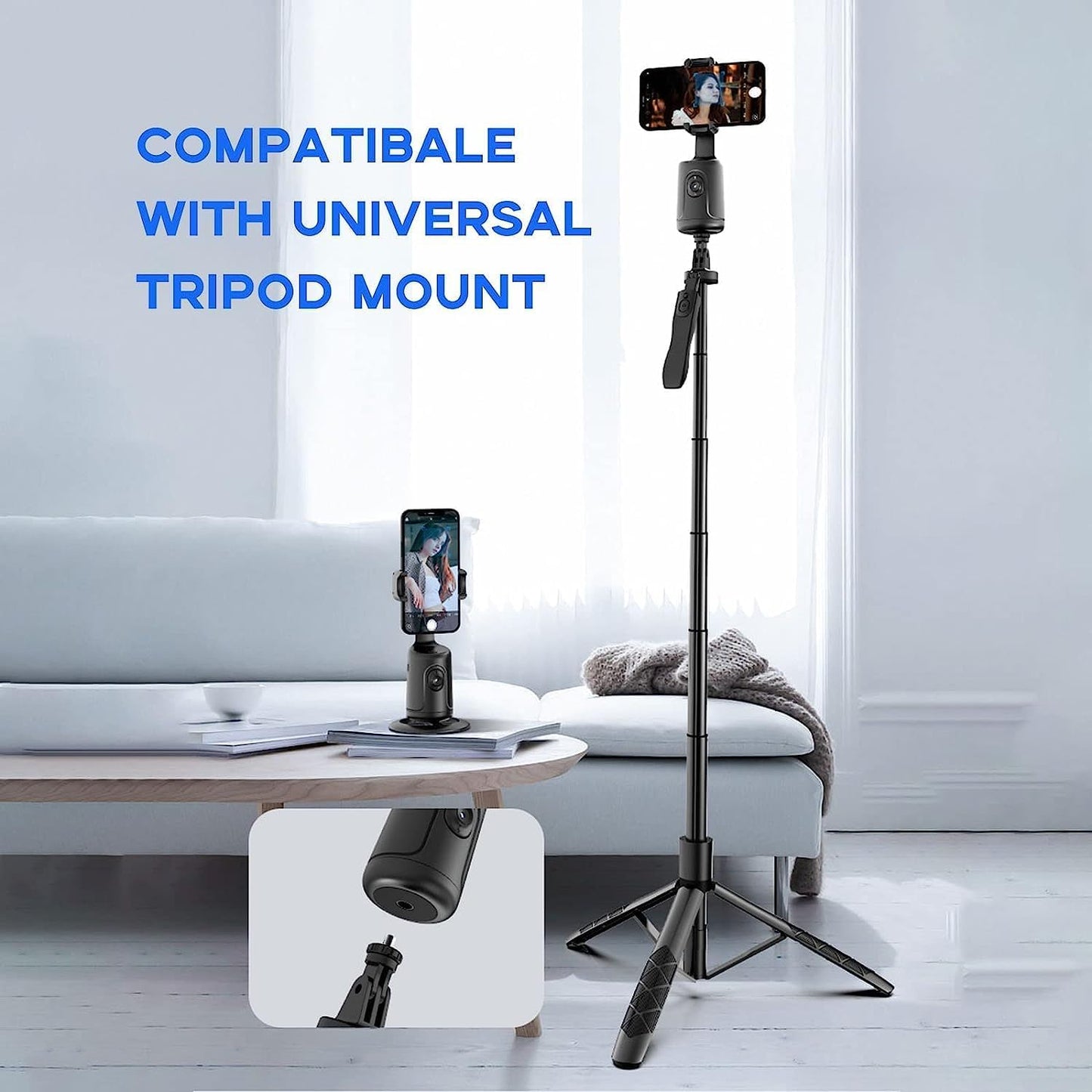 360 Automatic Rotation Mobile Phone Holder