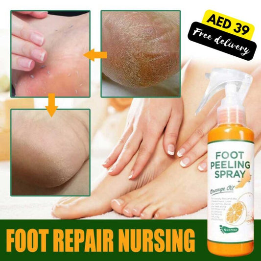 SoleRevive Exfoliating Bliss: PediFresh Renewal Spray for Silky Smooth Feet